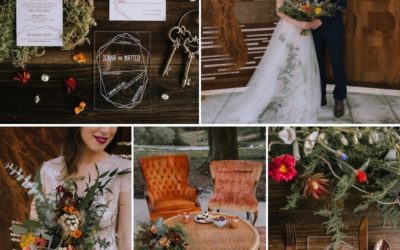 Fall Boho Wedding Inspiration with Mid-Century Vibes – Chic Vintage Brides : Chic Vintage Brides