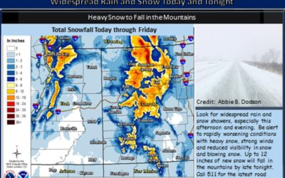 Whiteout Conditions Possible Along I-70 in Colorado Mountains