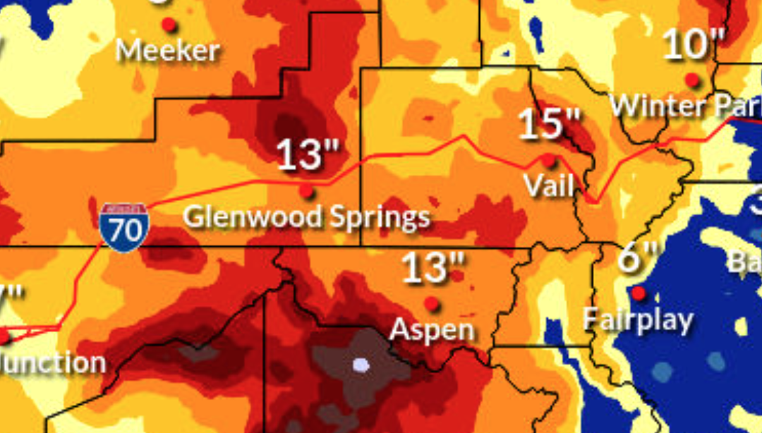 Four-plus feet of snow could fall on some Colorado mountains to end 2021 | OutThere Colorado